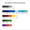 tank top color chart - Felix The Cat Merch